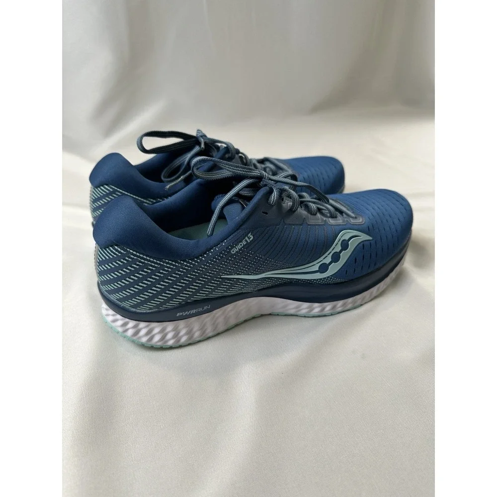 Saucony Womens Guide 13 S10549-25‎ Aqua Blue Running Shoes Sneakers Size 10 EUC